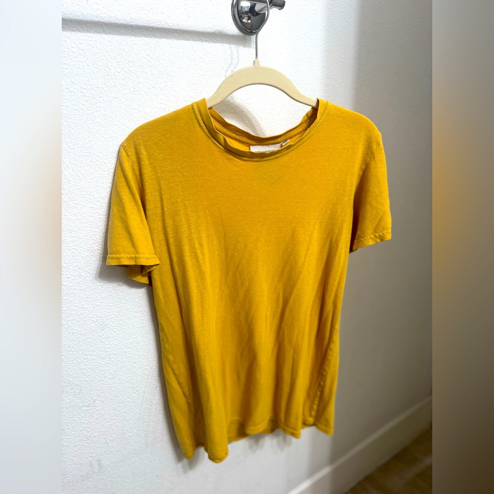 Jungmaven Hemp Organic Cotton Tee — Mustard Yellow (Unisex Small)